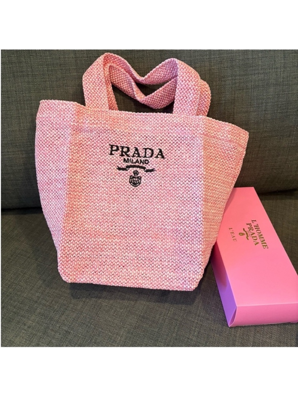 Prada Beauty Gift Small Tote Bag Pink